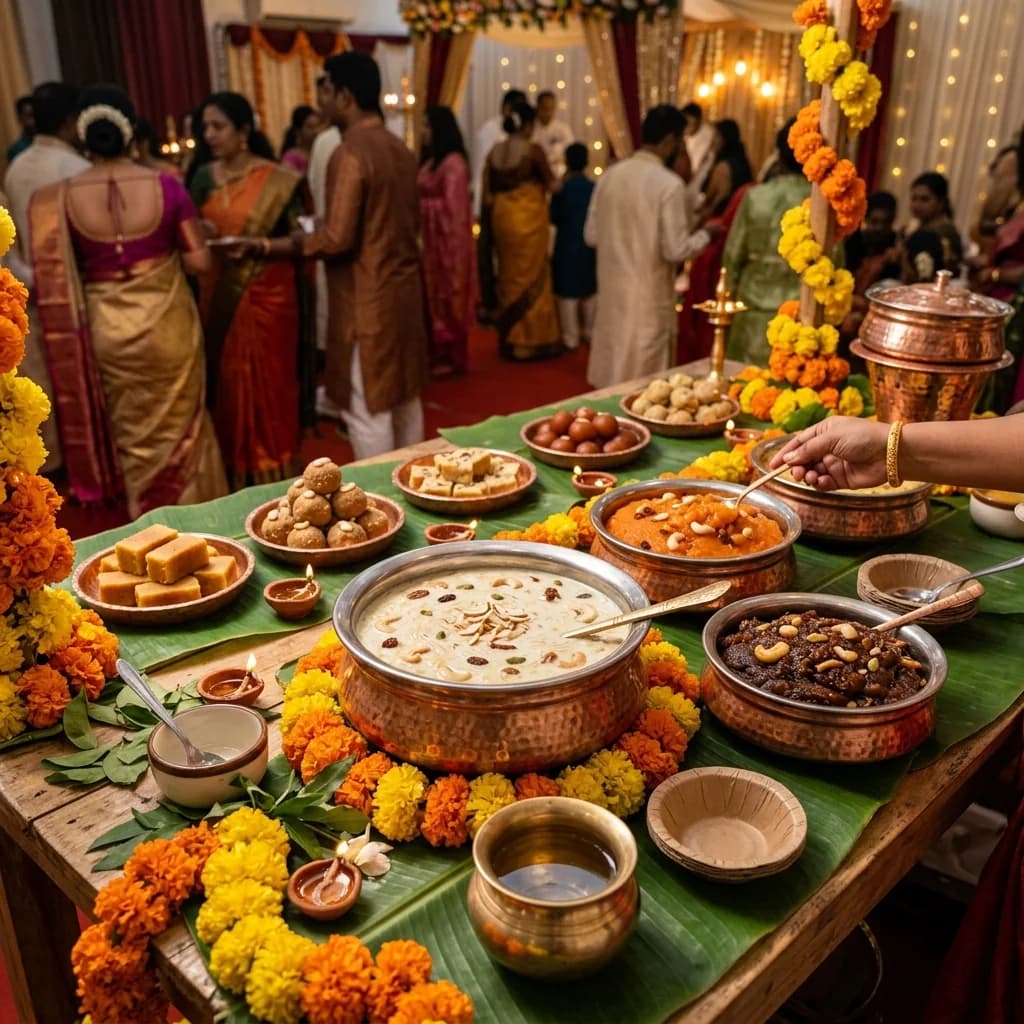 Traditional sweets & dessert station